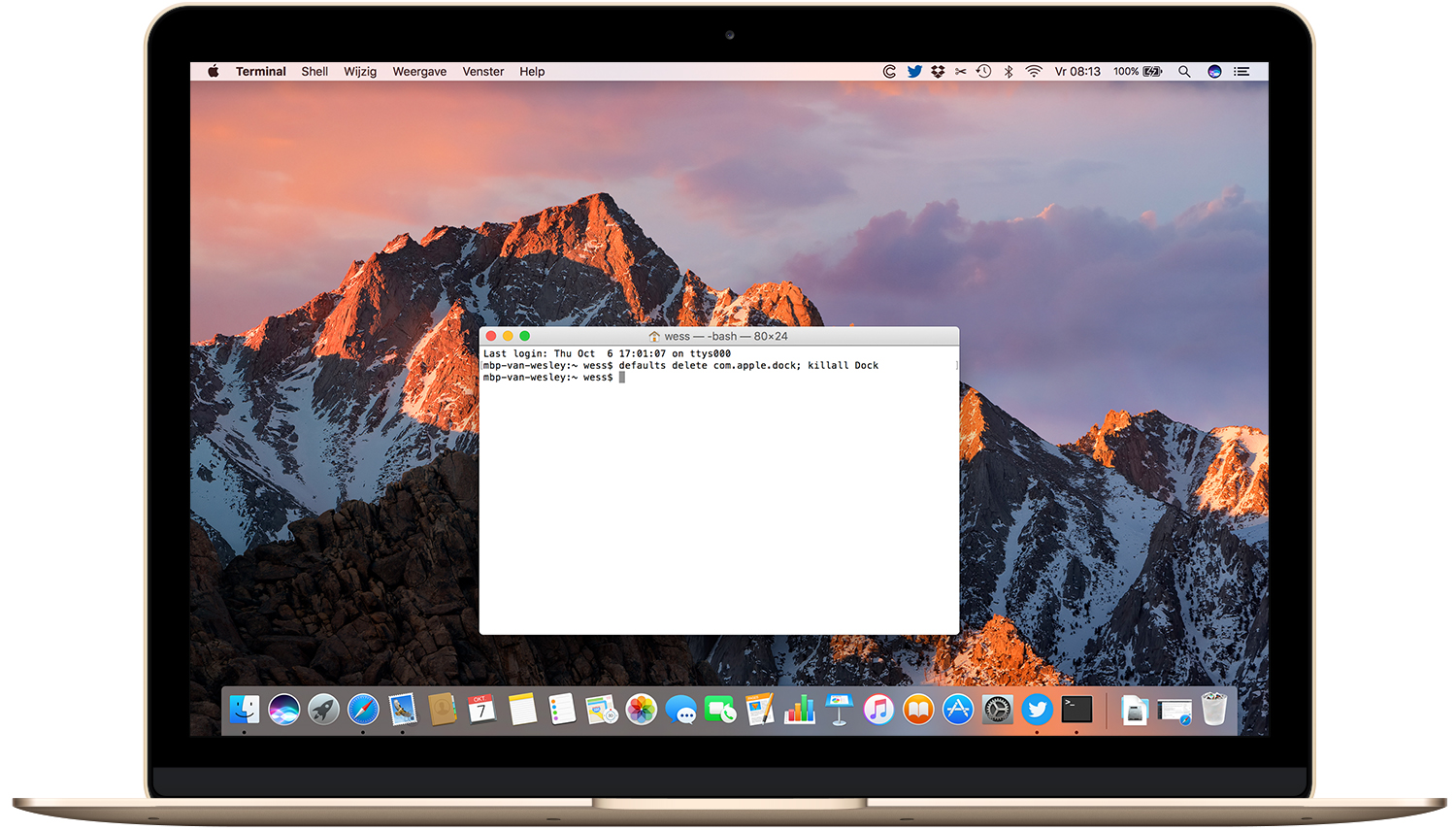 How To Reset The Mac Dock To Default Defaults write